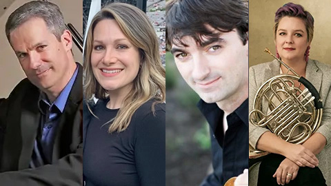 Thies Consort featuring: Robert Thies piano, Jessie Shulman mezzo soprano, Andrew Duckles viola, Laura Brenes horn